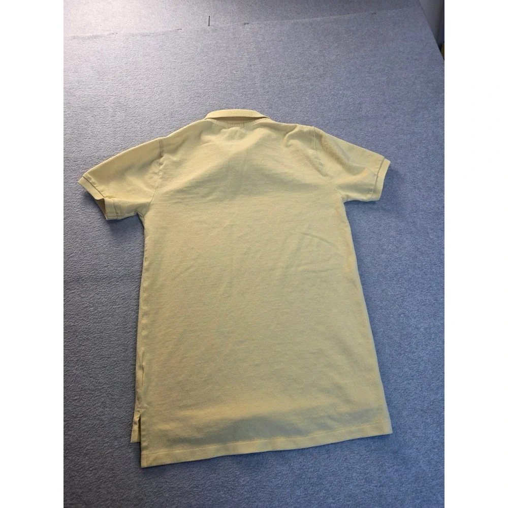 Polo Ralph Lauren Mens XL 18-20 Yellow Short Sleeve Cotton Pique Polo‎ Shirt